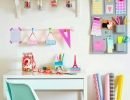 Adorable girl pastel workspace | 10 Brilliantly Bright Neon Kids Rooms - Tinyme Blog