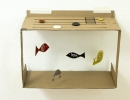 Wall Hanging Box Aquarium | 10 Cardboard Crafts - Tinyme Blog