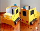 Adorable Box Vehicles | 10 Cardboard Crafts - Tinyme Blog