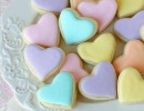 Insanely delicious pastel heart cookies in a jar | 10 Clever Cookies Part 3 - Tinyme Blog