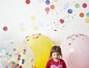 Jumbo confetti balloon surely make an impact at any event | 10 Colourful and Fun Party Ideas - Tinyme Blog