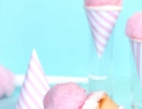 Great tasting cotton candy frosted to a cone | 10 Colourful Cotton Candy Treats - Tinyme Blog