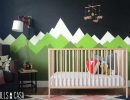 Turn your kid's room into a show-stopping nursery accent walls | 10 Colourful Nurseries - Tinyme Blog