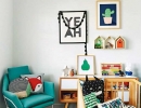 Very modern eclectic nursery | 10 Colourful Nurseries - Tinyme Blog