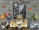Fantastic wilderness party with vintage details | 10 Cool Camp Party Ideas - Tinyme Blog