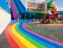 Magically Colourful School Yard | 10 Cool Playgrounds - Tinyme Blog