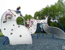 Organic, swirling Rock-Climbing Playground | 10 Cool Playgrounds - Tinyme Blog