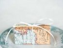 Adorable gift box with a map | 10 Cute and Creative Gift Wrapping ideas - Tinyme Blog