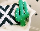 Hip cactus pillow | 10 Cute Cactus DIYs - Tinyme Blog