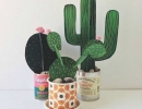 Paper cactus | 10 Cute Cactus DIYs - Tinyme Blog