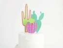 Cactus cake topper | 10 Cute Cactus DIYs - Tinyme Blog