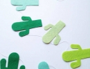 Adorable felt cactus garland | 10 Cute Cactus Projects - Tinyme Blog