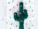 Gorgeous felt cactus ornaments | 10 Cute Cactus Projects - Tinyme Blog