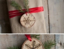 Fantastic etched birch snowflake ornaments | 10 Cute Christmas Crafts - Tinyme Blog