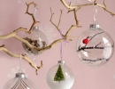 Dressed up glass ornaments | 10 Cute Christmas Ornaments - Tinyme Blog