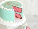 Pretty Cherry-Vanilla Cake | 10 Darling Girls Cakes - Tinyme Blog