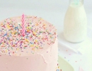 Wonderfully Pink Vanilla & Sprinkles Cake | 10 Darling Girls Cakes - Tinyme Blog
