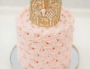 Incredibly adorable Rosette Swirl! | 10 Darling Girls Cakes - Tinyme Blog