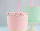 Gorgeous mini pastel pink cake | 10 Darling Girls Cakes - Tinyme Blog
