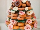 Perfect bridal brunch wedding sweet treats | 10 Delicious Donut Cakes - Tinyme Blog
