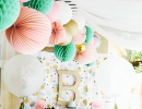 Adorable confetti themed birthday party | 10 Delightful Dessert Table Ideas - Tinyme Blog
