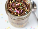 Totally portable birthday cake in a jar | 10 Delightful Desserts in a Jar - Tinyme Blog