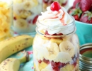 Get tropical with your favorite banana split trifles | 10 Delightful Desserts in a Jar - Tinyme Blog