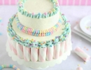 Wonderful marshmallow candy swirl cake | 10 Delightfully Delicious Cakes - Tinyme Blog