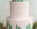 Unique cactus Cake with hand-painted details | 10 Delightfully Delicious Cakes - Tinyme Blog