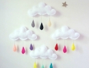 Rain Cloud Mobile | 10 DIY Baby Mobiles - Tinyme Blog