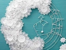 Wonderful paper-doily wreath | 10 DIY Christmas Wreaths - Tinyme Blog