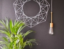 Unique geometric wreath | 10 DIY Christmas Wreaths - Tinyme Blog