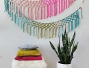 Macrame yarn garland | - Tinyme Blog