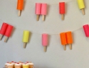 Jumbo popsicle garland | - Tinyme Blog