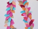 Gorgeously festive paper leaf garland | - Tinyme Blog