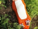 Cute baby crochet cocoon fox costume | 10 DIY Kids Costumes - Tinyme Blog