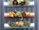 Creative PVC pipe garden | 10 DIY Vertical Gardens - Tinyme Blog