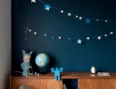 Adorable glow in the dark sticker stars let your child fall asleep under the stars every night | 10 Dramatically Dark Kids Rooms - Tinyme Blog