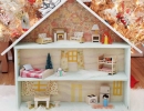 DIY Handmade dollhouse made even sweeter with great colors | 10 Dreamy Doll Houses - Tinyme Blog