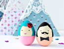 Mr and Mrs Egg | 10 Easter Egg Decorating Ideas - Tinyme Blog