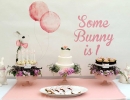 Cute bunny theme party | 10 First Birthday Party Ideas for Girls - Tinyme Blog
