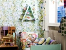 Floral wallpaper and illustrations come together perfectly | 10 Floral Girls Rooms - Tinyme Blog