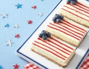 American Flag Cheesecake Bars | 10 Fourth of July Food Ideas - Tinyme Blog