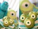 Monsters Inc Mike Wazowski Monster Apples | 10 Fruity Snacks - Tinyme Blog