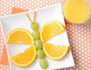 Fruity butterfly snack | 10 Fruity Snacks - Tinyme Blog