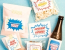 Superhero Snacks Labels | 10 Lovely Little Boys Rooms Part 5 - Tinyme Blog