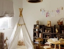 Dazzling cozy wooden playhouse | 10 Fun & Friendly Kids Playrooms Part 3 - Tinyme Blog