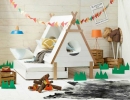 Beautifully designed tee pee kids trundle bed | 10 Fun Kids Bedrooms - Tinyme Blog