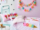 Adorable kids sprinkles ice cream truck cushion | 10 Fun & Loony Bed Linen - Tinyme Blog