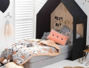 Bright colours & graphic prints add drama to this bedding set | 10 Fun & Loony Bed Linen - Tinyme Blog